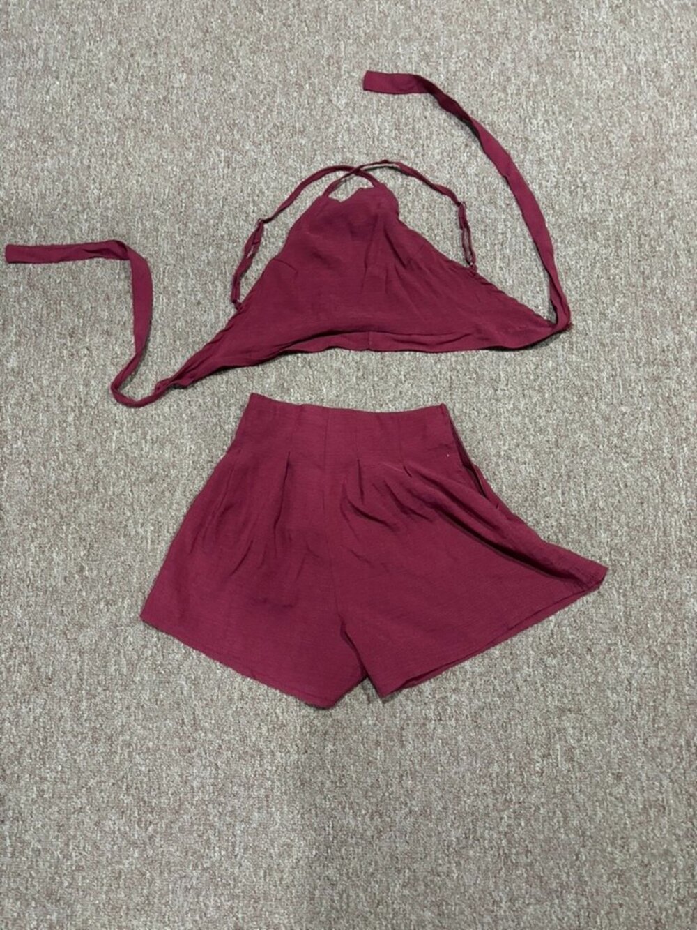 Red Matching Summer Set